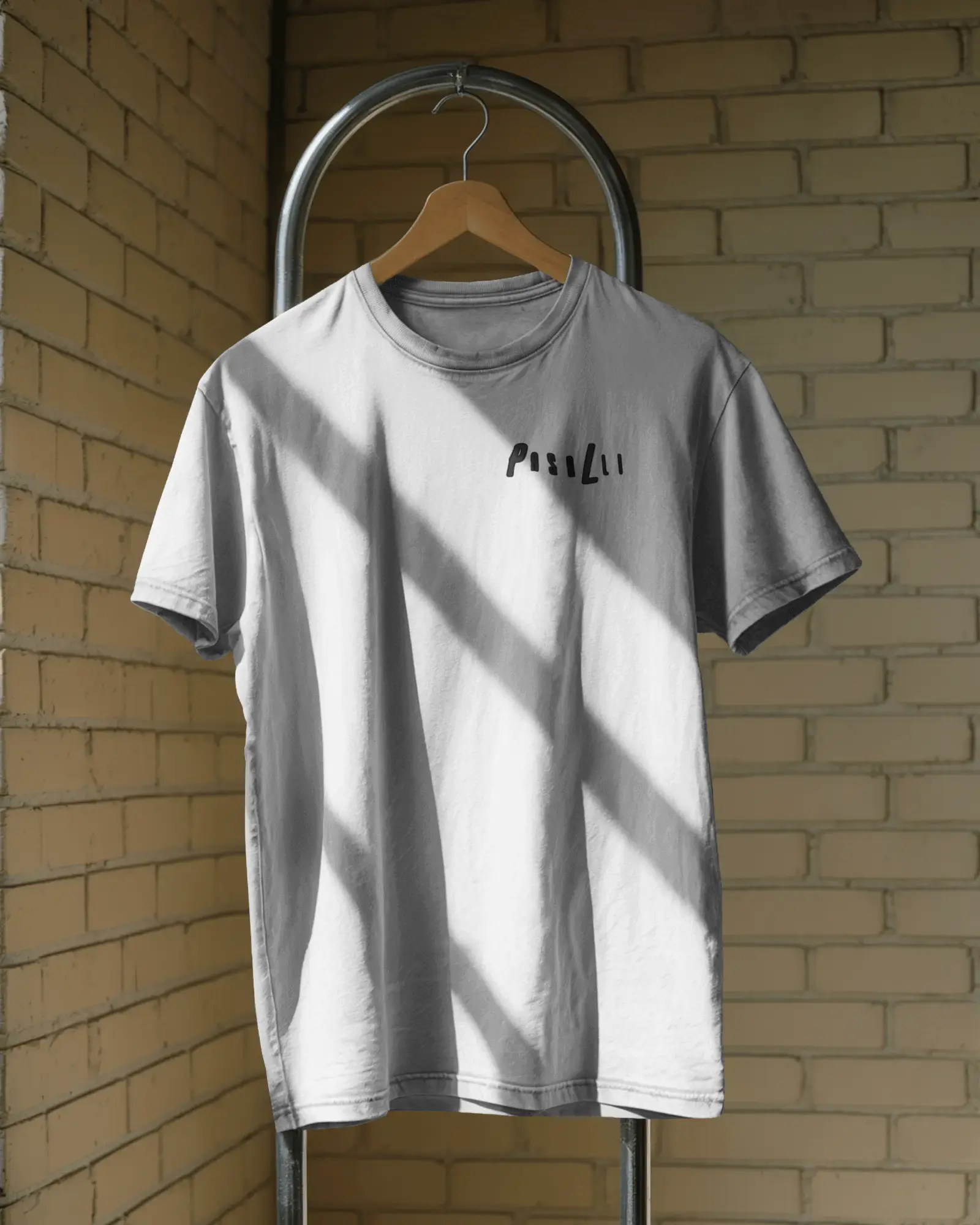 Pasalli Originals Heavy Organic Oversized T-Shirt mit Stick - White Shirtee