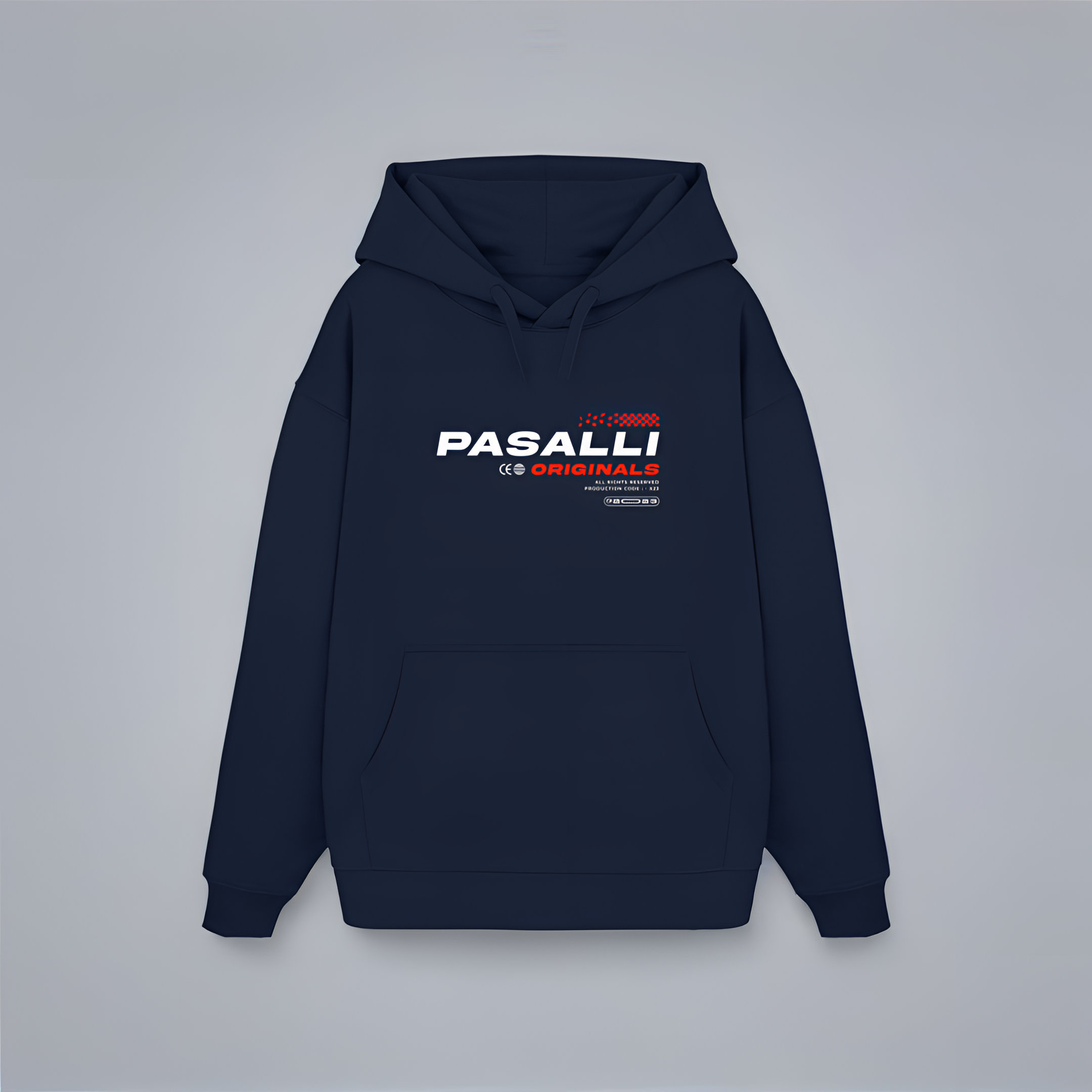 Pasalli Originals Organic Oversized Hoodie - French Navy Shirtee
