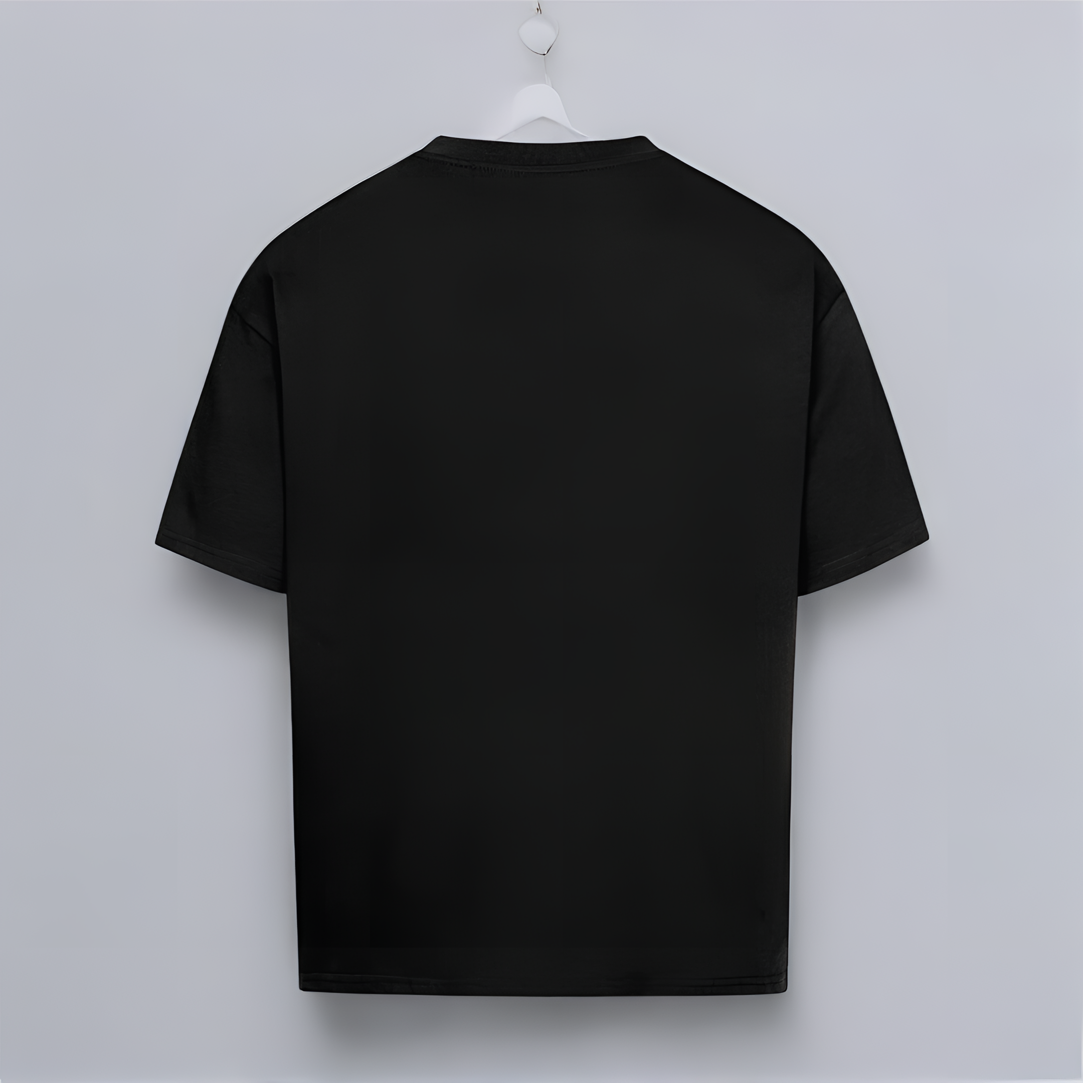 VACANCY Oversized Shirt - Front Print  (DTF) - Washed Black/Black MarketPrint