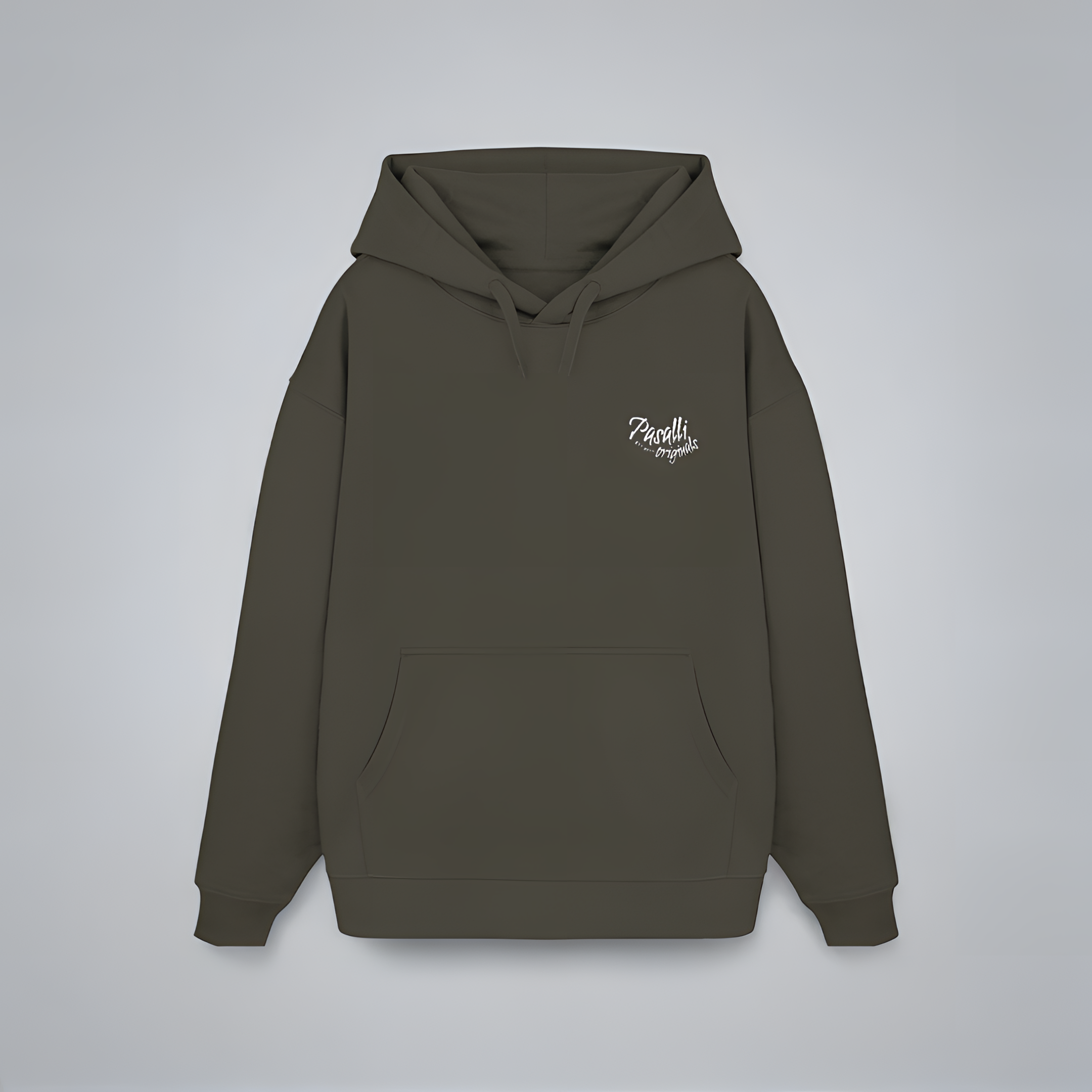 Heavy Organic Oversized Hoodie mit Stick - Khaki  - Organic Oversize Hoodie 2.0 ST/ST mit Stick Shirtee