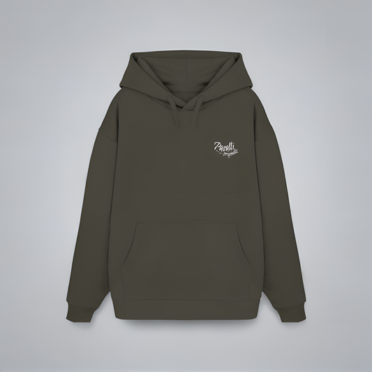 Heavy Organic Oversized Hoodie mit Stick - Khaki  - Organic Oversize Hoodie 2.0 ST/ST mit Stick Shirtee