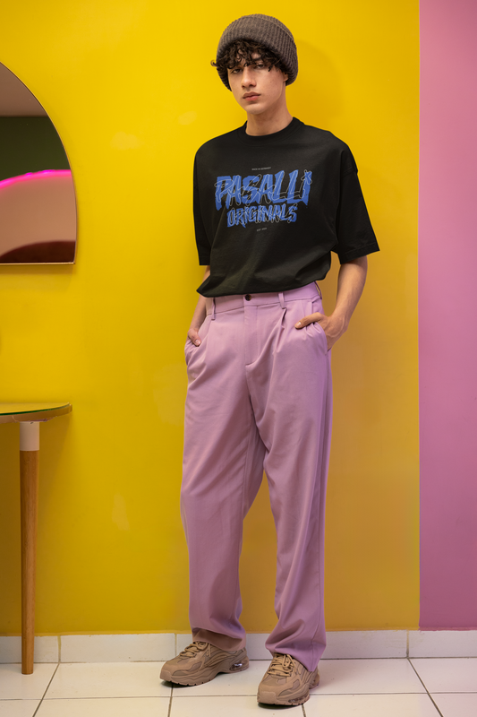 Pasalli Originals Heavy Organic Oversized T-Shirt - Black